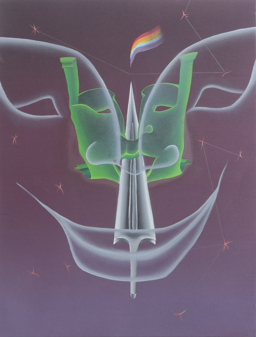 Ponder, enjoy and bask in the surrealist paintings of Alfie Rouy
