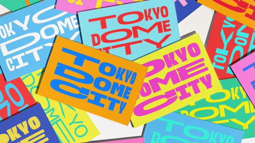 Tokyo Dome City’s colourful new identity shows off the potential of variable fonts