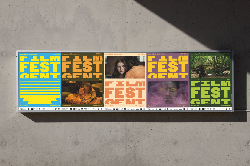 Film Fest Gent’s animated rebrand contains a clever nod to the nature of movies