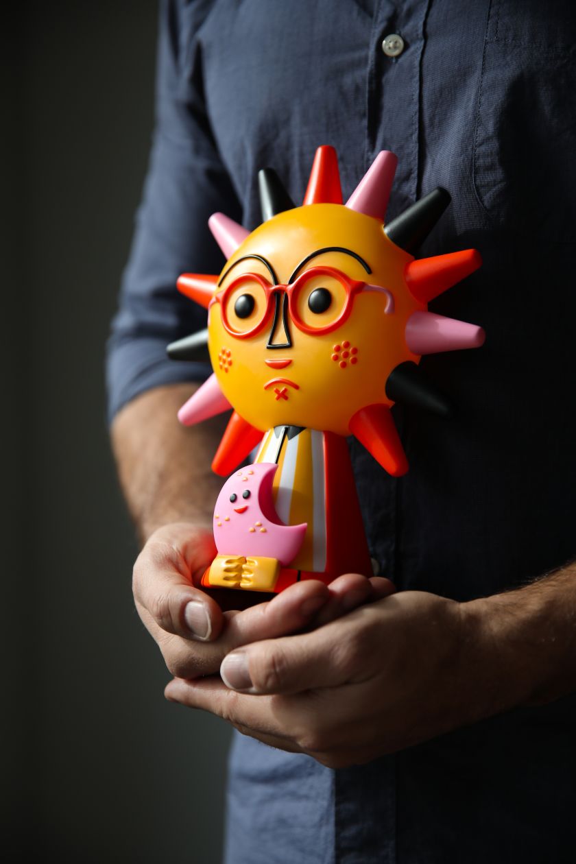 Tad Carpenter sparks joy with his Sunday Sun vinyl figures