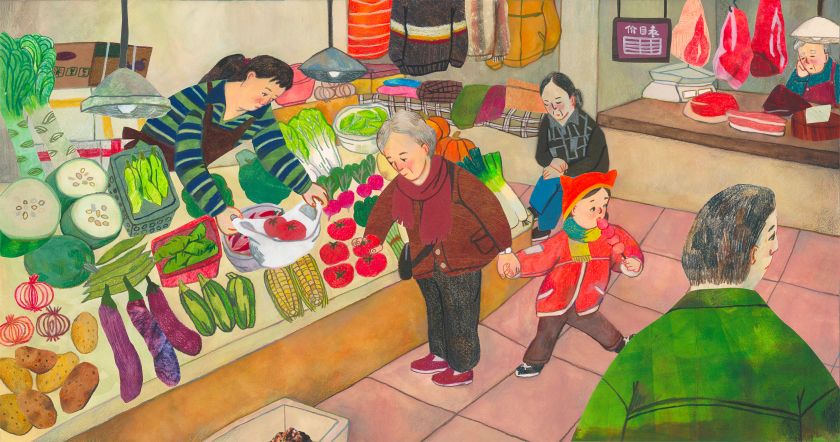 Huilin Gui reconnects with her childhood in a series of delightfully nostalgic illustrations