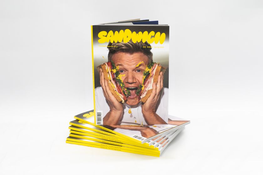 Gordon Ramsay guest edits the Chef’s Special of Sandwich Magazine to support his new YouTube show, ‘Idiot Sandwich’