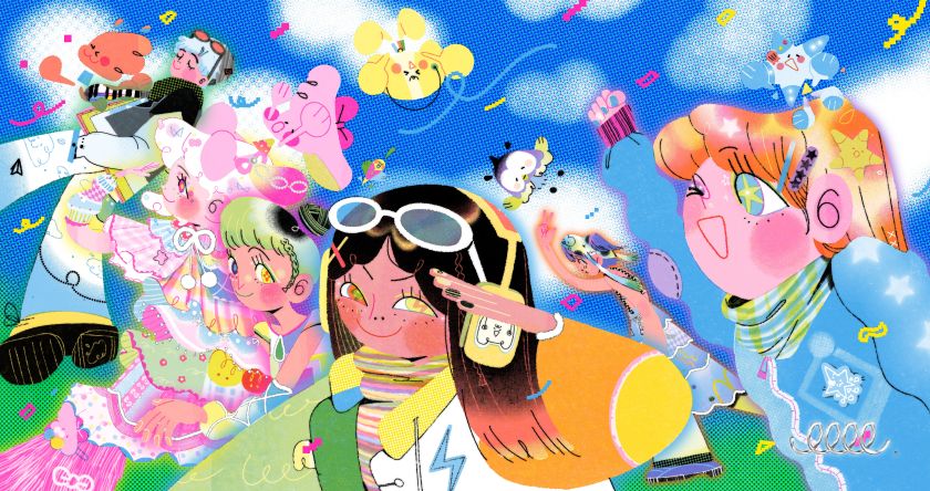 Vyolet Jin brings hope and joy to audiences with her vibrant, rule-breaking illustrations