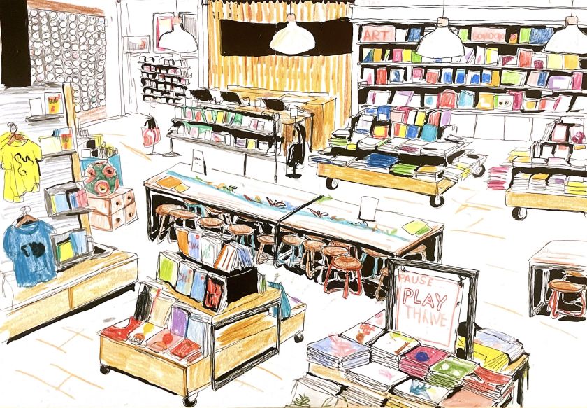 Illustrator Georgia Salisbury captures the delight of museum and gallery gift shops