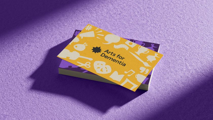 Studio BND revitalises Arts for Dementia with a vibrant rebrand