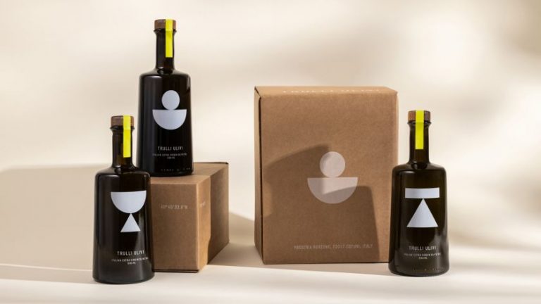Here Design helps bring taste of Puglia to London, with new olive oil branding