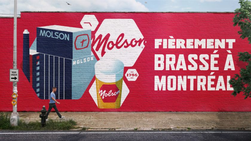 Molson celebrates modern Canadian culture with new brand identity