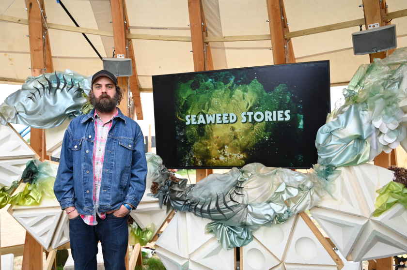 Glastonbury ’24: how a set made from seaweed pushed design boundaries