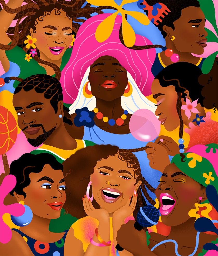 How illustrator Alyah Holmes brings vibrant worlds to life