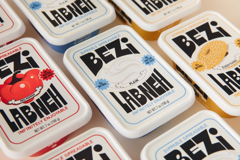 Labneh brand Bezi takes on everyone’s favourite Mediterranean dip with a tasty identity