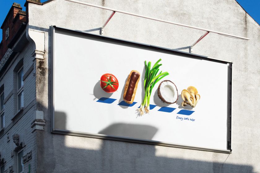 Tesco’s new ‘quality’ campaign by BBH London redesigns its logo with fresh food