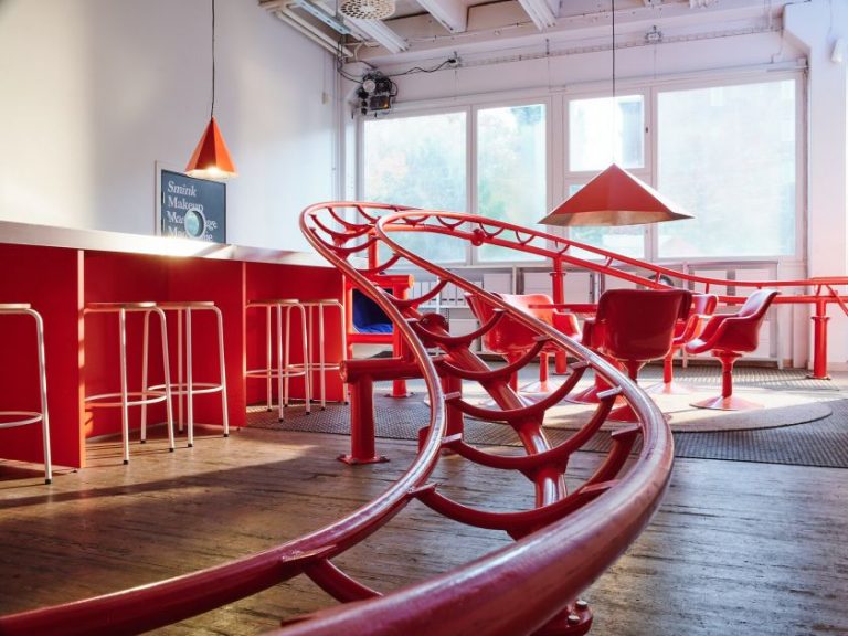 The Great Exhibition unveils the world’s only office roller coaster in Stockholm