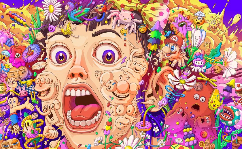 Bertone Studio: putting psychedelic folk art in motion