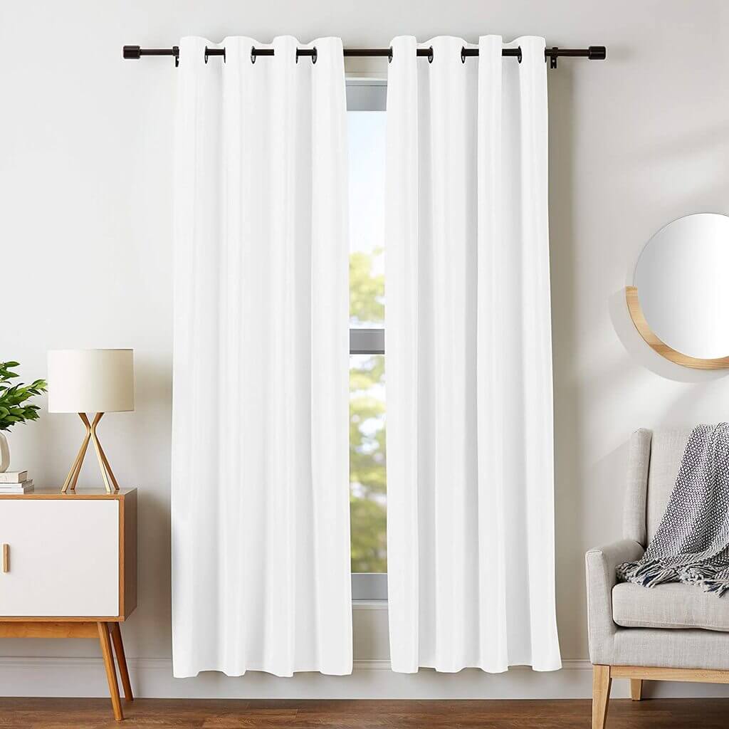White Blackout Curtains: 9 Smart Picks That’ll Help You Sleep Better!
