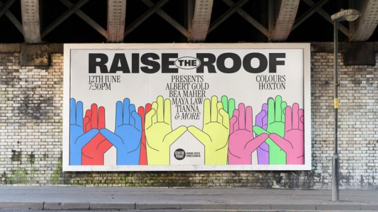 Kit Studio crafts a vibrant identity for Raise the Roof, a music-led movement tackling youth homelessness