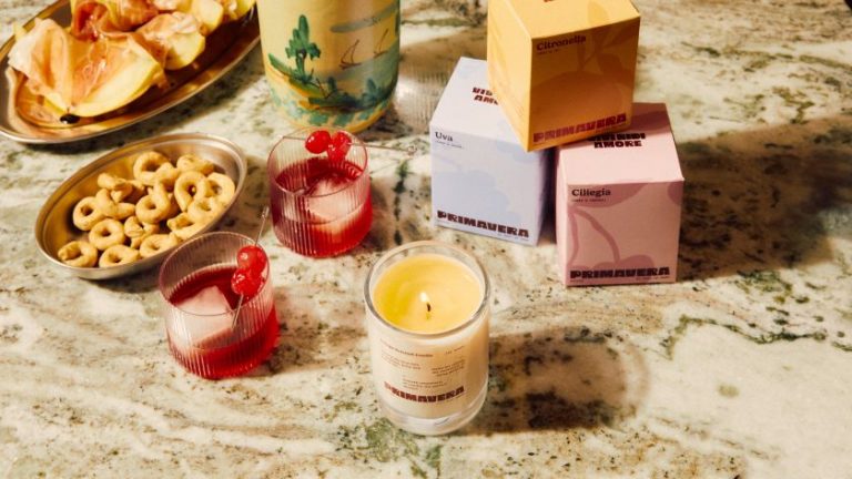 A graphic deep-dive into the storytelling, scent and sunshine behind Primavera Estate