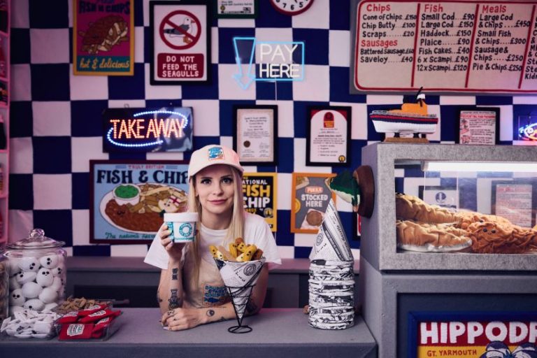 Fish, chips & 65,000 felt pieces: Lucy Sparrow’s back on Bourdon Street