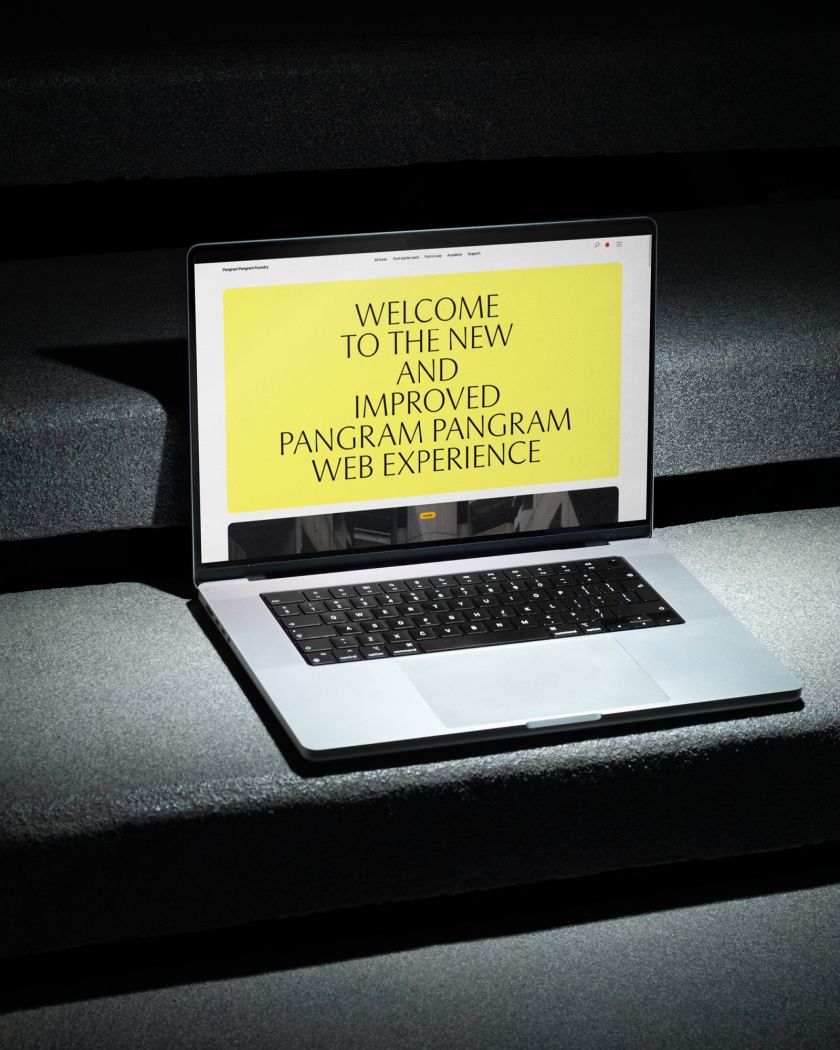 Pangram Pangram’s new website puts its typefaces centre stage with a refined, editorial-inspired redesign
