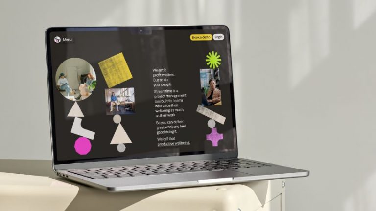 ‘The future of work is wobbly’: NB Studio’s off-kilter rebrand for Streamtime