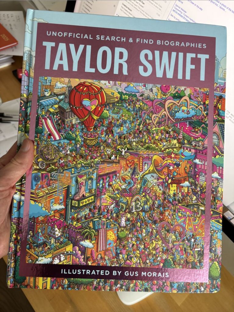 The Taylor Swift story retold in search and find illustrations