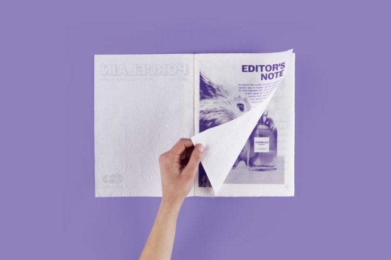 Cushelle made the world’s first magazine out of toilet paper, and yes, you can flush it