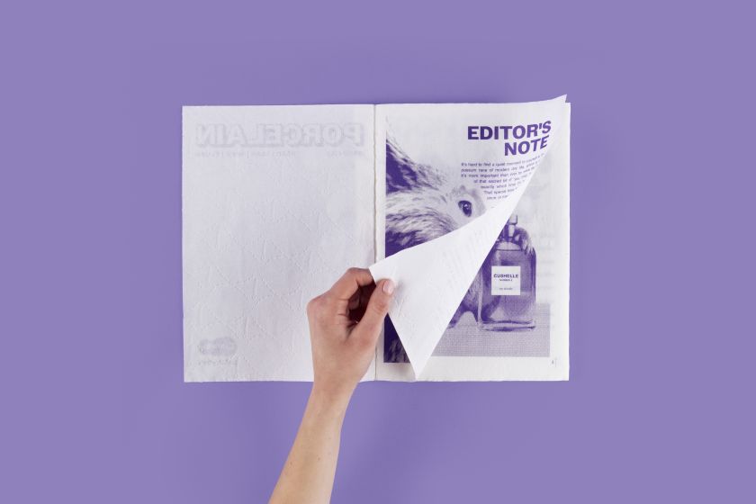 Cushelle made the world’s first magazine out of toilet paper, and yes, you can flush it