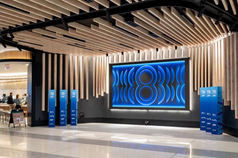 Applied Design gives JFK’s Terminal 8 a brand that’s unmistakably New York
