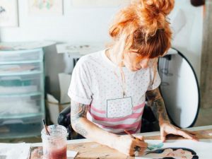 How do you stay visible as a creative, when you’d rather crawl up and die?