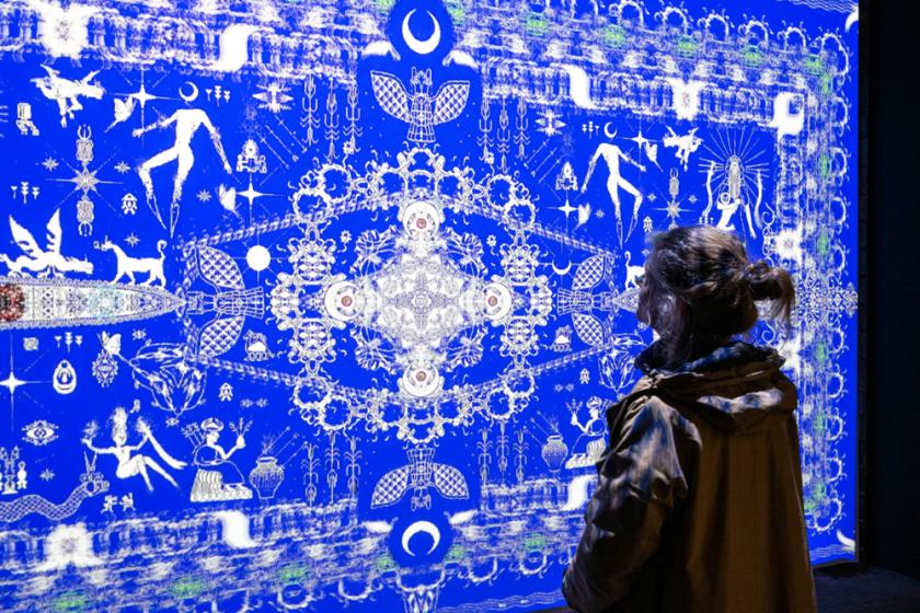 Hussein Shikha weaves pixels, carpets and cultural memory into extraordinary tapestries