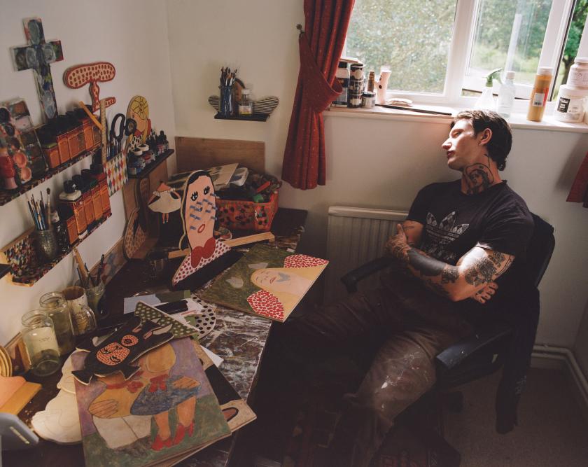 Inside Joseph Carway’s world of paint, wood and pattern-seeking imagination