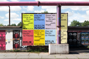 Stan Hema rebrands Stadtmuseum Berlin as the Berlin Museum, with a wordmark built from the city itself