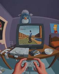 Matthew Blackburn’s art hands you the controller to your own childhood