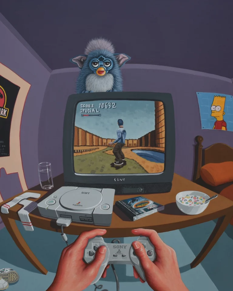 Matthew Blackburn’s art hands you the controller to your own childhood