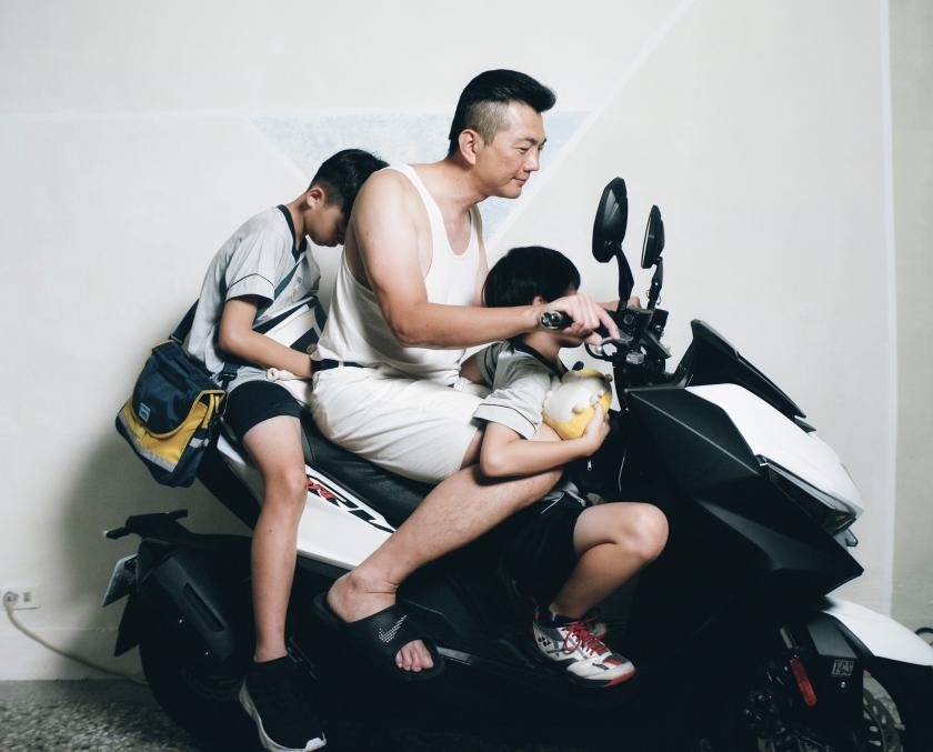 Adam Lin’s intimate series documents male family members in Taiwan and London