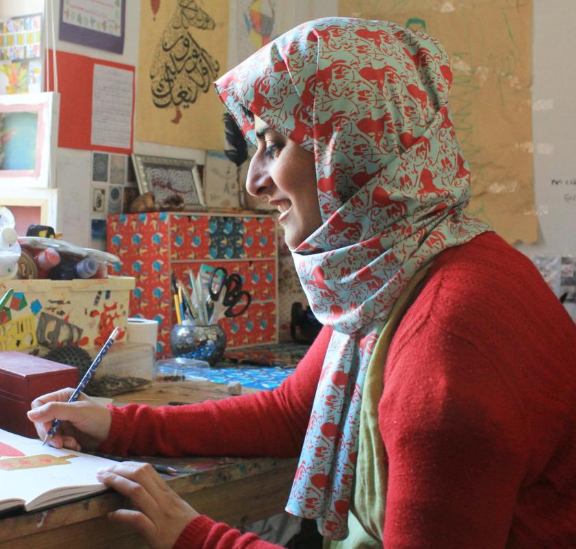 How Nosheen Ahmed lost her side business to AI, and bet her whole career on the ‘human hand’