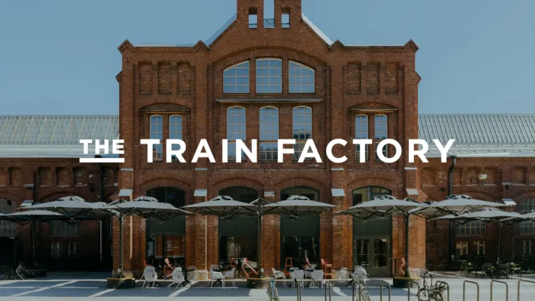 A logo hiding in plain sight: how The Train Factory’s new identity came from an old safety mark