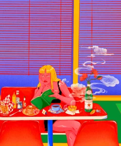 Clara Biel turns laundromats, pool halls and supermarkets into reminders to slow down