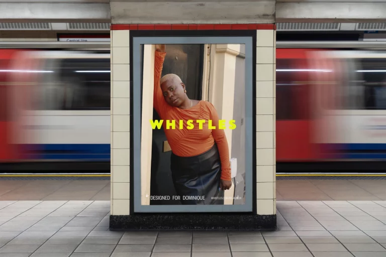 Whistles marks 50 years by casting 50 customers found through mysterious fly-posers across London