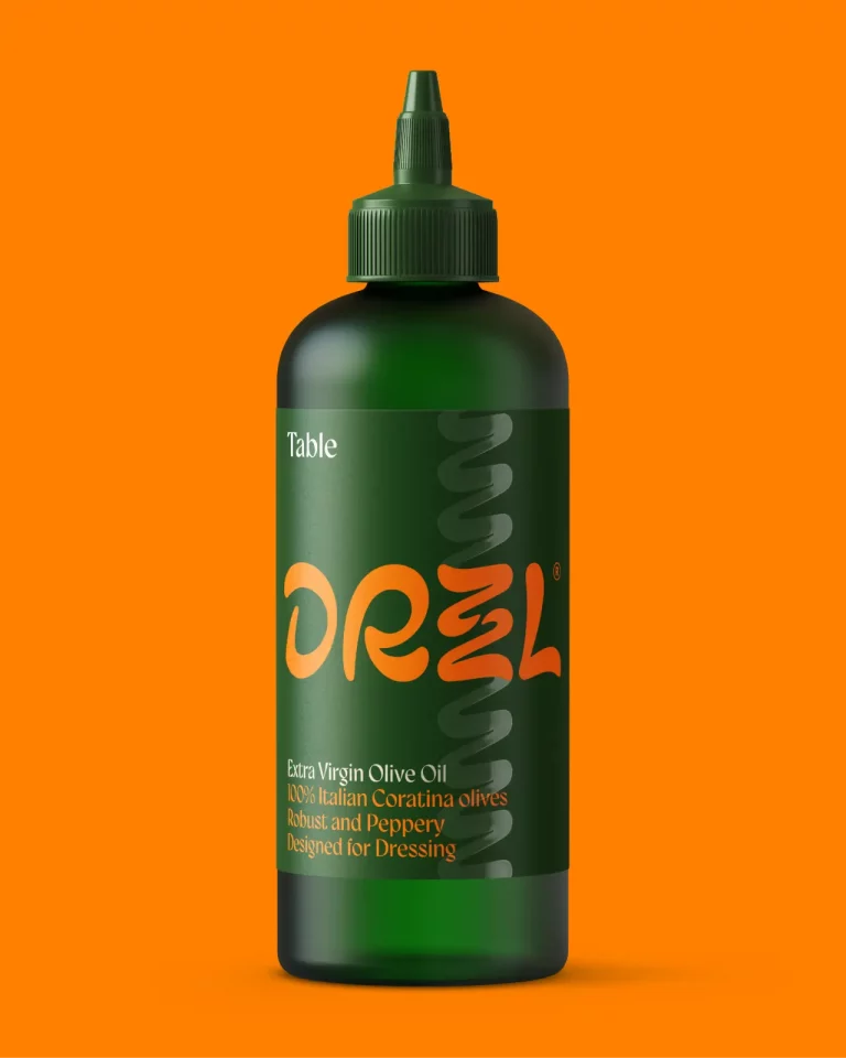Derek&Eric’s olive oil identity swaps Tuscan cliches for attitude and colour