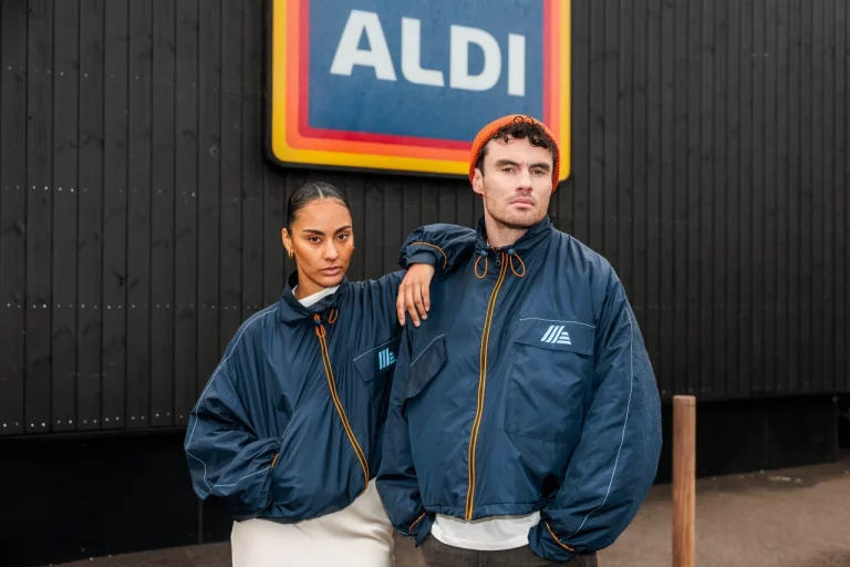 No bag? No problem: Aldi unveils a new jacket that transforms into a shopping bag
