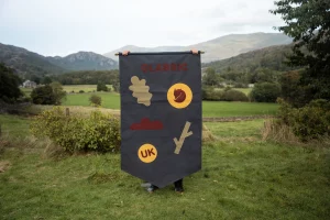 Fjällräven bets on the handmade with giant stitched banners by Miscellaneous Adventures