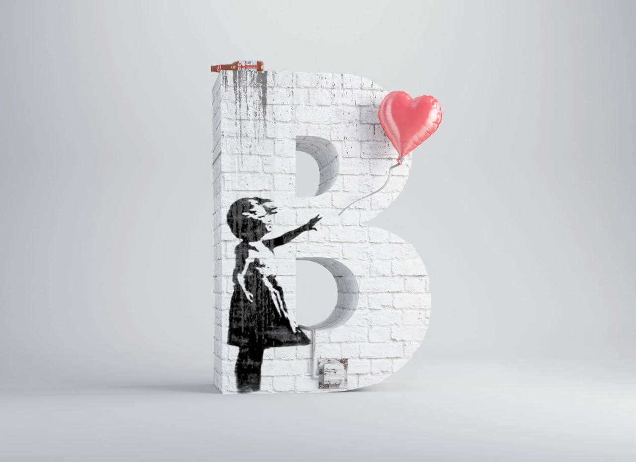 César Cid turns famous artists into letters in his playful alphabet series
