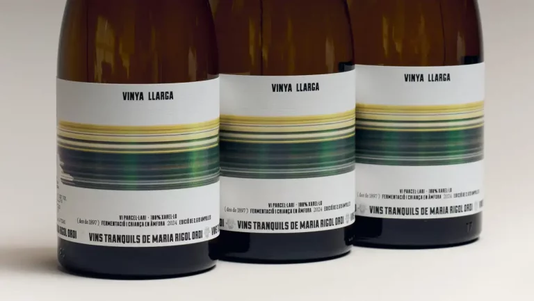 Why Studio Atipus designed a wine label to look like it’s been shot from a speeding train