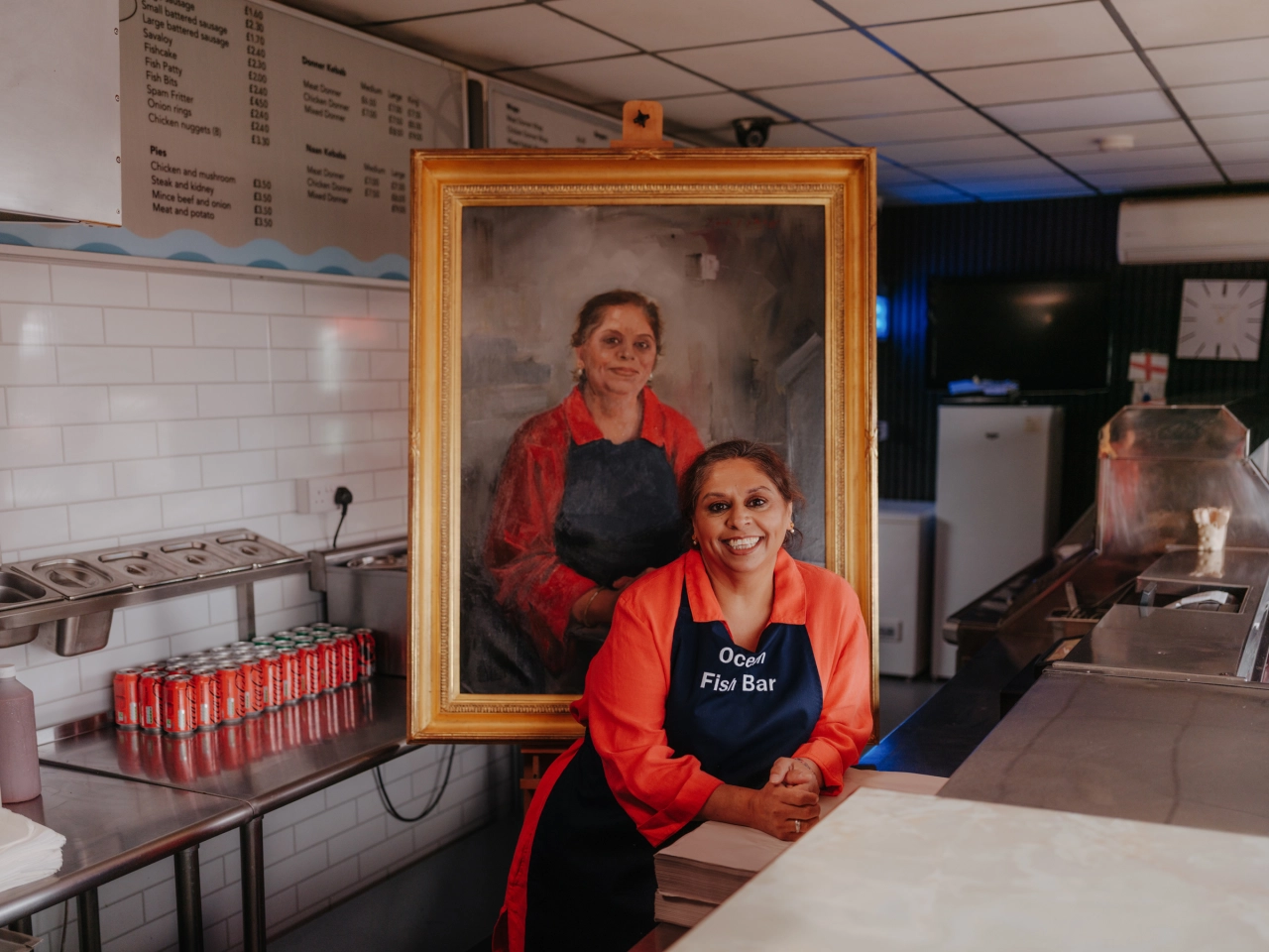 Royal portrait painter swaps palaces for a Barnsley chippy, a Catford corner shop and a pub run by ‘Slugger’