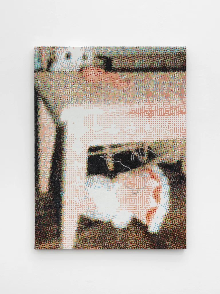 ‘The experience of seeing the work is pretty particular’: Lily Bunney on her detailed paintings filled with grids and pixels