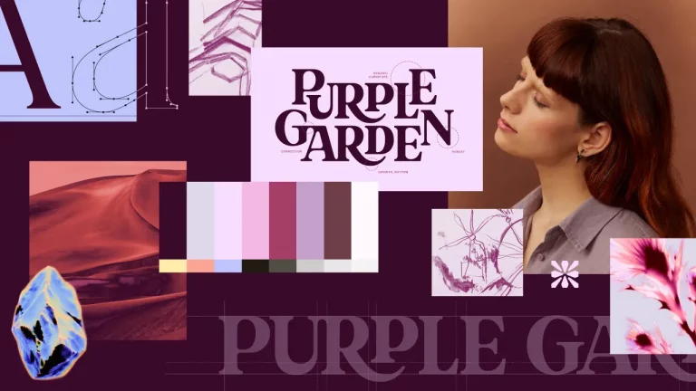 How Mother Design turned a séance into a new identity for Purple Garden