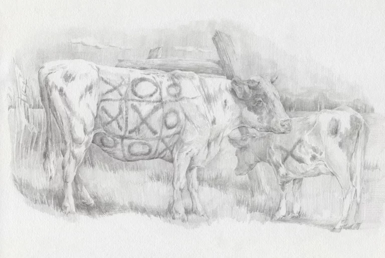 Danny Ische draws pixels, cross-stitch and paperclips – all with a trusty pencil